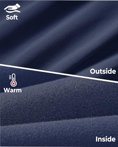 BOOPH Girls Fleece Lined Leggings Winter Teens Athletic Running Yoga Pants with Pockets 7-14 Y4