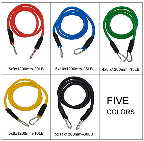 Amazon.co.jp: 11点セット トレーニングチューブ フィットネス
