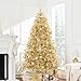 Best Choice Products 6ft Artificial Tinsel Christmas Tree Holiday Decoration w/ 1,477 Tips, Foldable Stand, Champagne Gold
