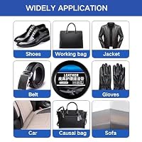 Repqoauv Leader Cleaning and Care Cream, Leather Cleaning Cream for Car Interior, Multifunctional Cleaning Paste for Leather Care, Furniture Leather Repair Kit, Leather Conditioner Cream — image 6