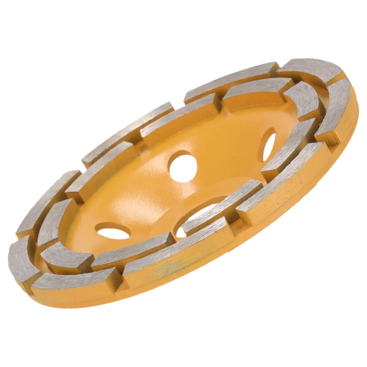 Disco diamantato DEDRA, doppio segmento, 125 mm/22,2 mm, DINAMIC per la levigatura a secco di calcestruzzo, pietre e derivati edili, adatto per uso continuo