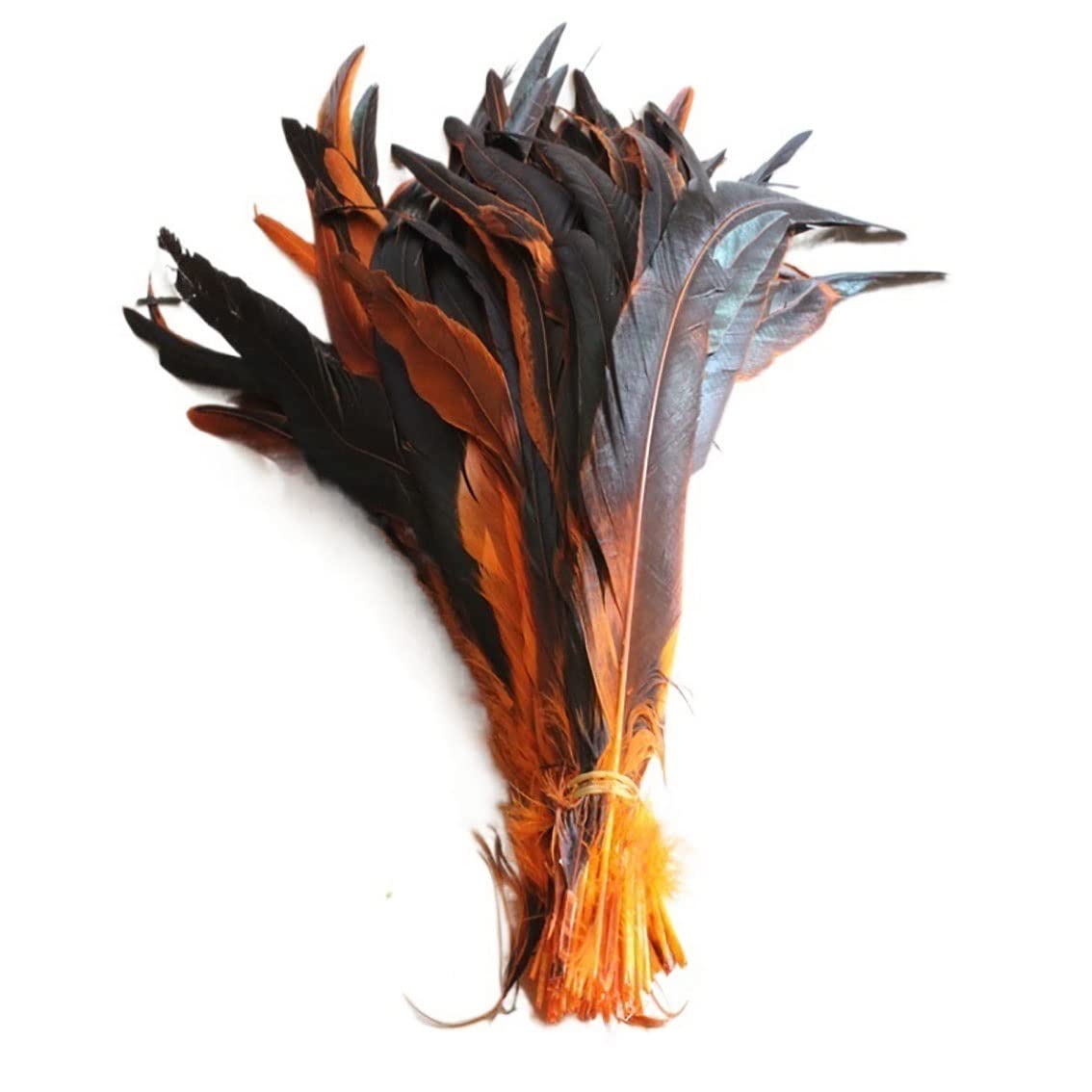 Plumas de gallo largas de 30-35cm para bisutería fina y accesorios de moda