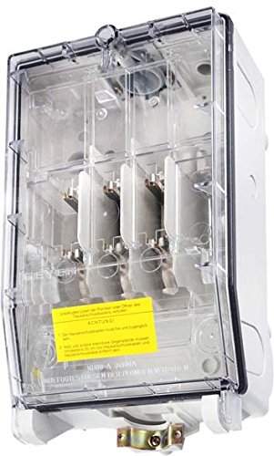 GSAB Elektrotechnik Hausanschlußkasten NH00 99.00.100t mit transp. Deckel Sicherungskasten 4260142196030