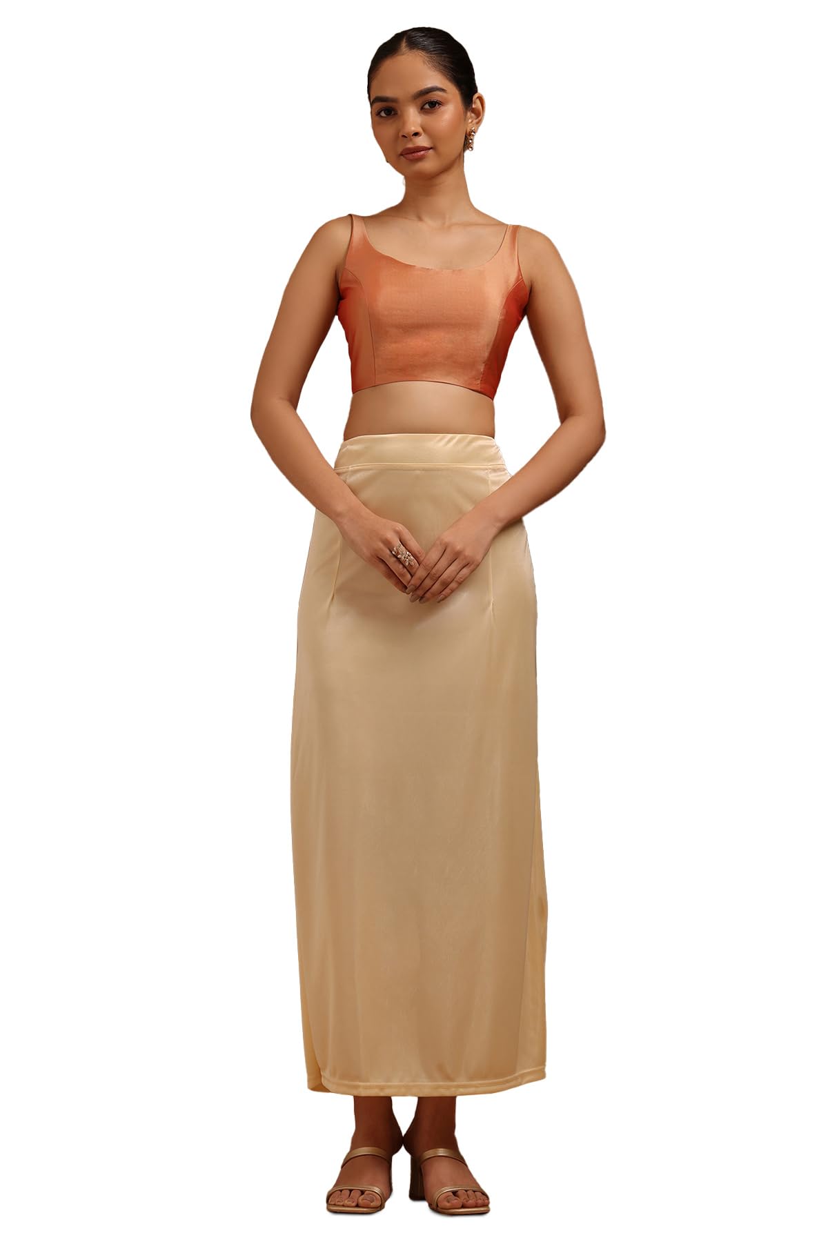 Womens Spandex Solid Petticoat-image-5