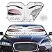 CHILL·TEK Car Windshield Sun Shade, Hello Gorgeous Pink Eyelash, Block UV Sunshade for Front Window, Foldable Sun Visor Protector, Keep Car Cool Sun Shield Auto Interior Accessories for Sedan, SUV