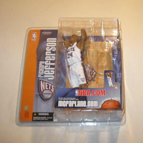 Figurine Richard Jefferson McFarlane NBA Series 5 maillot blanc le cadeau idéal pour fan de basket