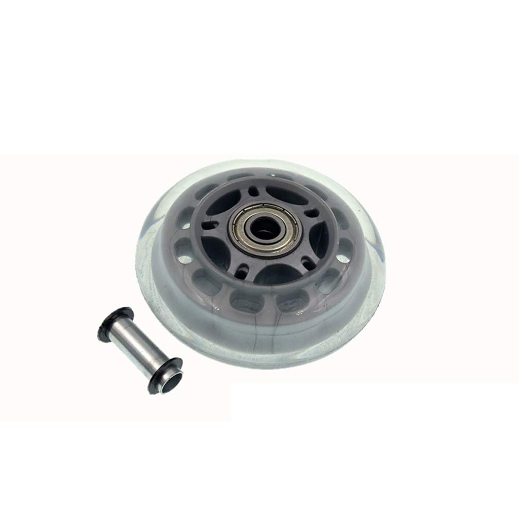 3" Ruedas para Silla Oficina,Rueda Giratoria para Muebles(5 Piezas),Varilla Roscada M8/M10/M12mm,Ruedas de Repuesto Resistente al Desgaste,Silencioso