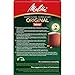 Melitta Gourmet Intense Coffee Filters, 80 per Box, Size 1x4, for Filter Coffee Machines, Natural Brown