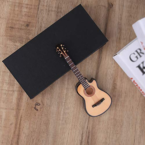 Modèle de Guitare Miniature, Petit Modèle de Guitare Classique Acoustique, Instruments de Musique Miniatures pour Cadeaux de Décoration de Bureau(20cm-en Bois) - Les Beatles, Paul McCartney, John Lennon, RIngo Starr, George Harrison Modèle de Guitare Miniature, Petit Modèle de Guitare Classique Acoustique, Instruments de Musique Miniatures pour Cadeaux de Décoration de Bureau(20cm-en Bois) – Image 5