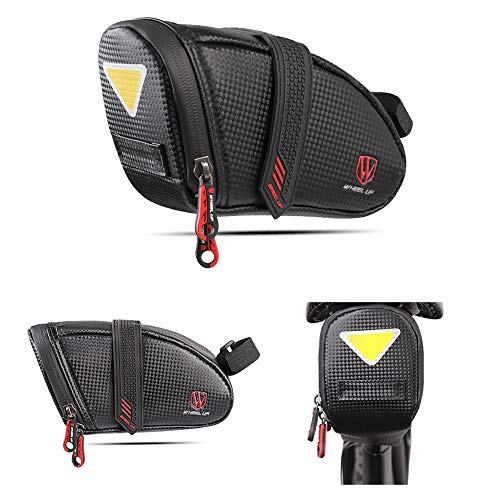 Bolsa de selim, Romacci Bolsa de selim para bicicleta de armazenamento à prova d'água para biciclet