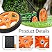 Lawn Mower Wheels, 12 inch Push Mower Plastic Wheels with Bolts & Nuts Fits Most Standard Lawn Mower Cart(2 Pack)