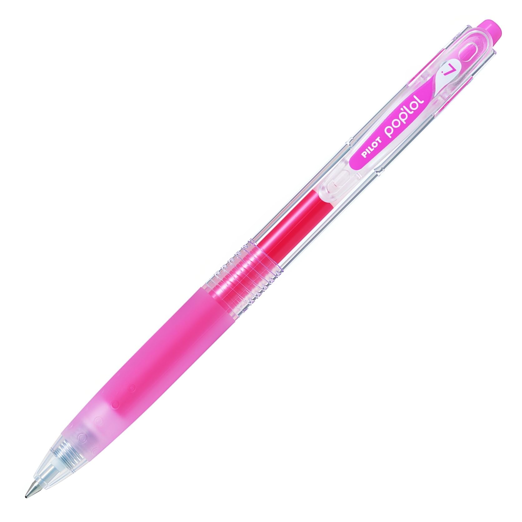 PILOT - 1 Stylo roller Pop'Lol rétractable pointe 0,4 mm Rose Clair - écriture moyenne