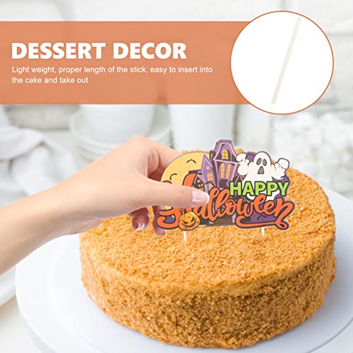 ABOOFAN 32 peças de decoração DIY de bruxa ou coquetel Dia das Bruxas Cuake Lua Caixão Comida Sobrem