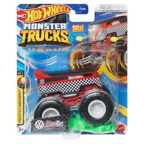 Hot Wheels 2023 Connect and Crash Drag Bus