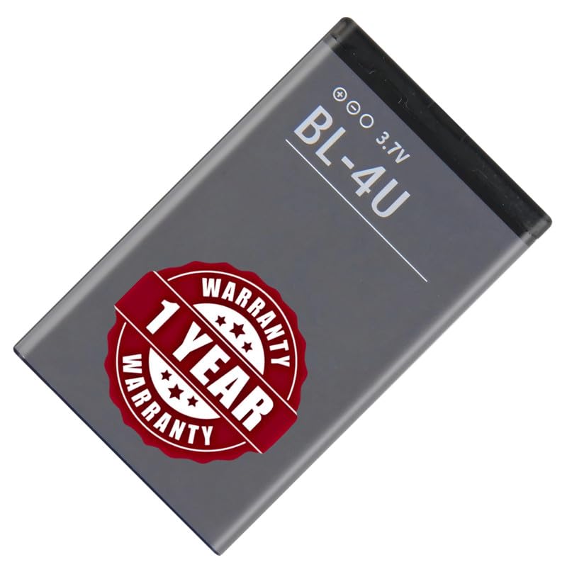 Image of Original BL-4U Battery Compatible for Nokia 8800 Arte | 8800 Carbon Arte | 8800 Gold Arte | Sapphire Arte - (1110mAh) - 1 Year Warranty MC5