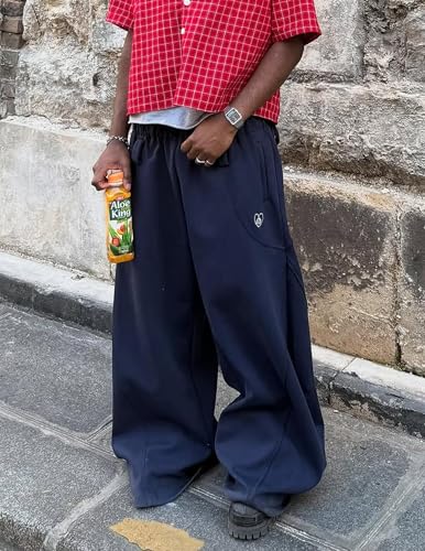 Image of Aelfric Eden Super Baggy Barrel Sweatpants Wide Leg Pants for Women Men Casual Elastic Waist Unisex Lantern Trouser Pants