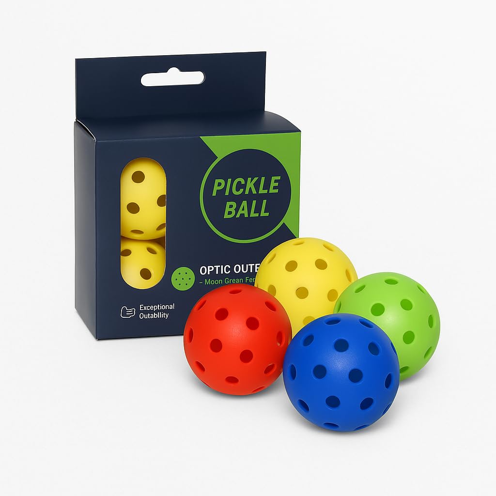 KNK Outdoor Pickleball – Approved, 40 Holes for Maximum Flight and Durability Skill Levels and Ideal for Recreational or Competitive Play! Get Yours Today! (Pack of 4)-image-18