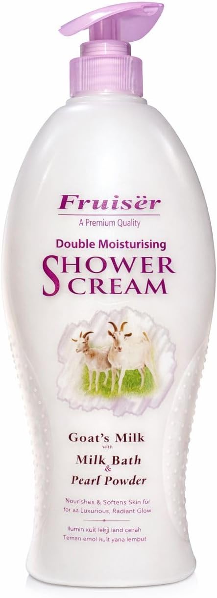 Shower Cream Goat's Milk Bath & Pearl Powder, 1000ml