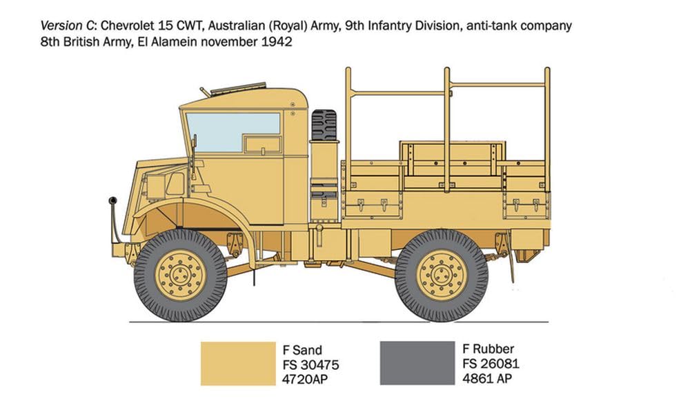 ITALERI - Maquette Camion Chevrolet 15 Cwt |italeri|233| 1:35 Maquette Char Promo
