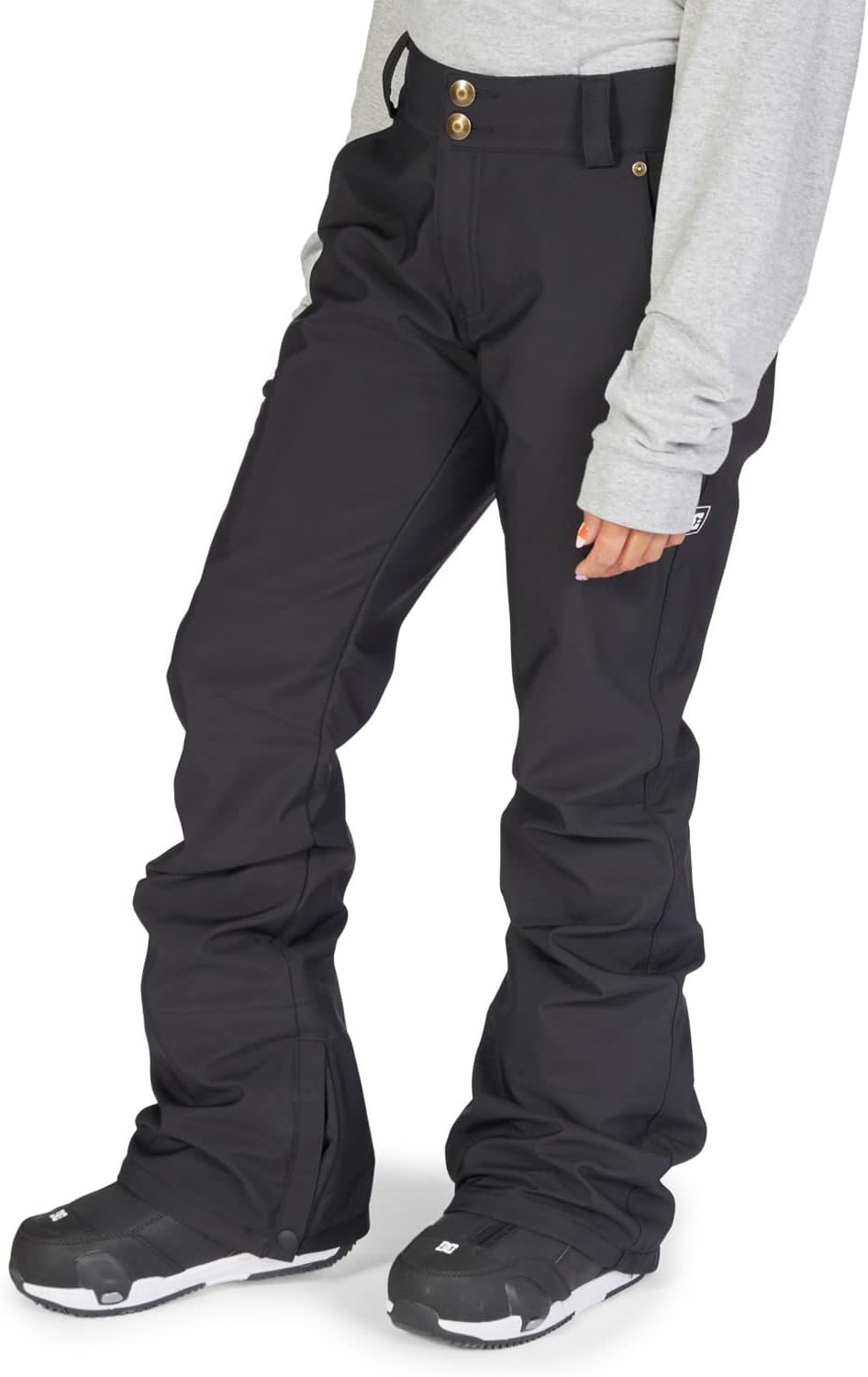 DC Viva Softshell Womens Snowboard Pants Black Sz L