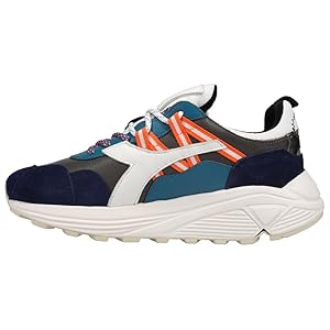 Diadora Mens Rave pelle Pop Lace Up Sneakers Scarpe Casual - Grigio,  Grigio, 38.5 EU : Amazon.it: Moda