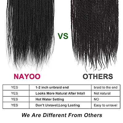 Crochet Hair for Black Women - 14 Inch 8 Packs Senegalese Twist Crochet Hair Pre Looped, 30 Strands/Pack Ombre Twist Crochet Hair