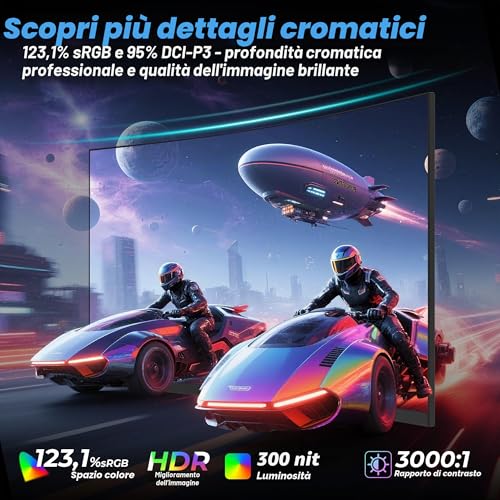 LC-M27FC Monitor Gaming 27 Pollici Curvo - Monitor - Immagine 4