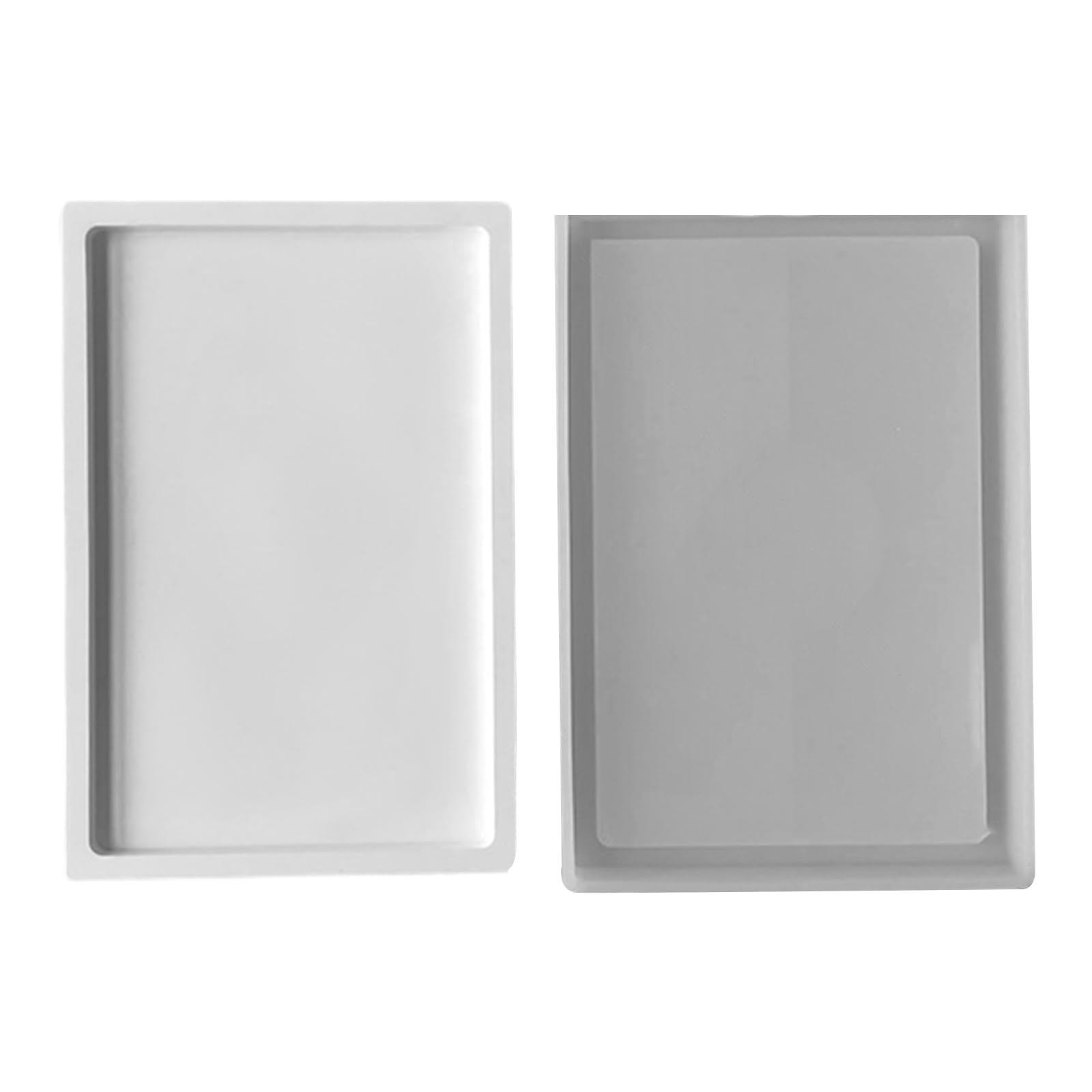 ordinarYone Fruit Tray Silicone Resin Plate Rectangular Jewelry Dish Silicone for Resin Casting Tray