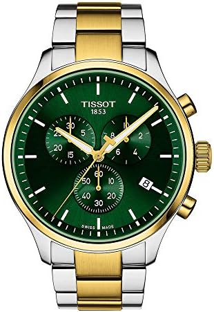 Tissot mens Tissot Chrono XL Stainless Steel Casual Watch Grey, Gold T1166172209100
