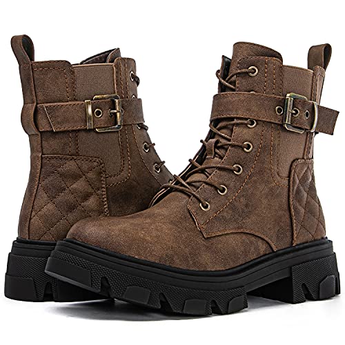 Globalwin Womens Lace Up Ankle Combat Boot, 21Yy28 Camel, Size 11 (Gw-W21Yy28-Camel-Sz-11) #TOP1