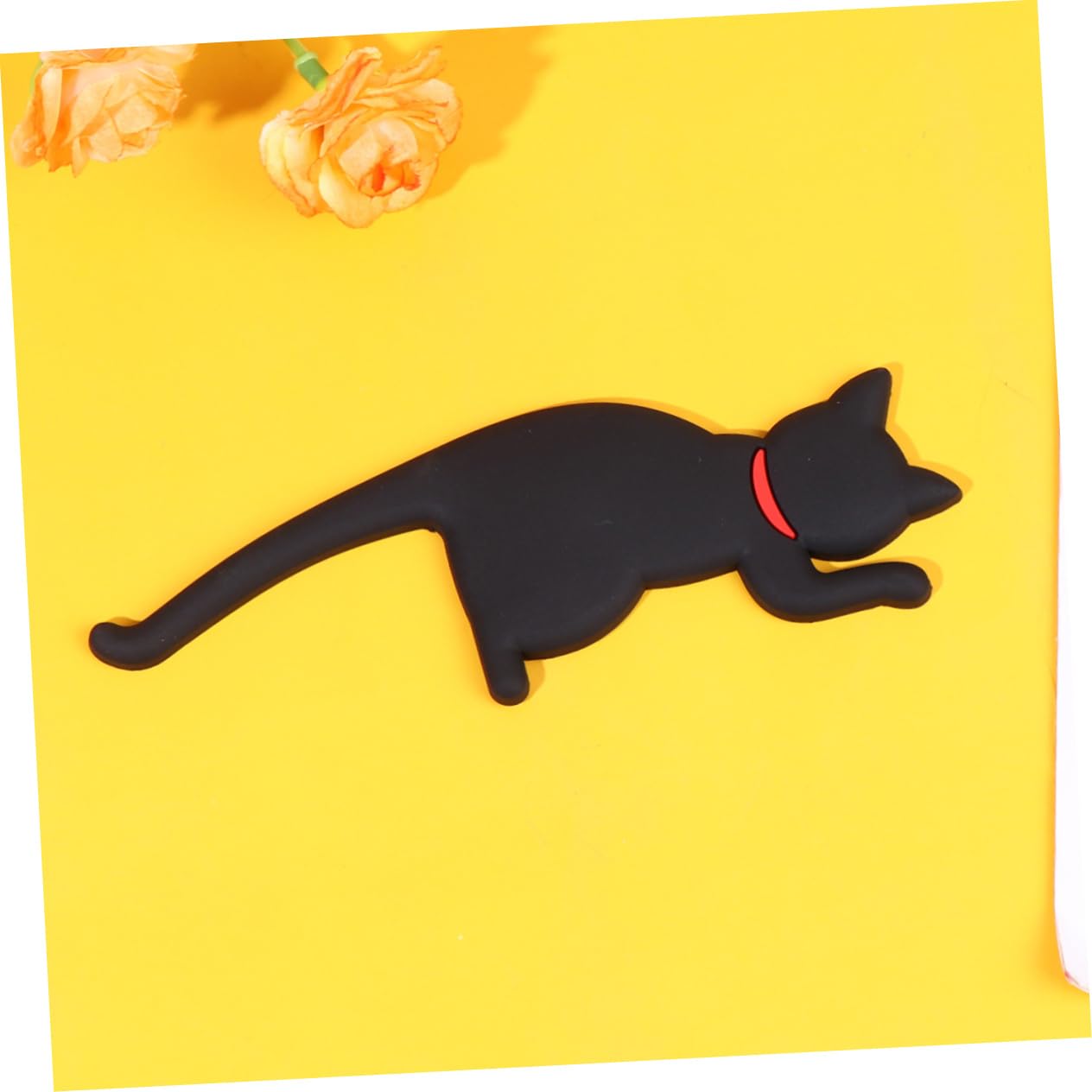 SOLUSTRE Cute Cat Design Magnetic Hook Easy Removal Fridge Door Accessory Home Decor