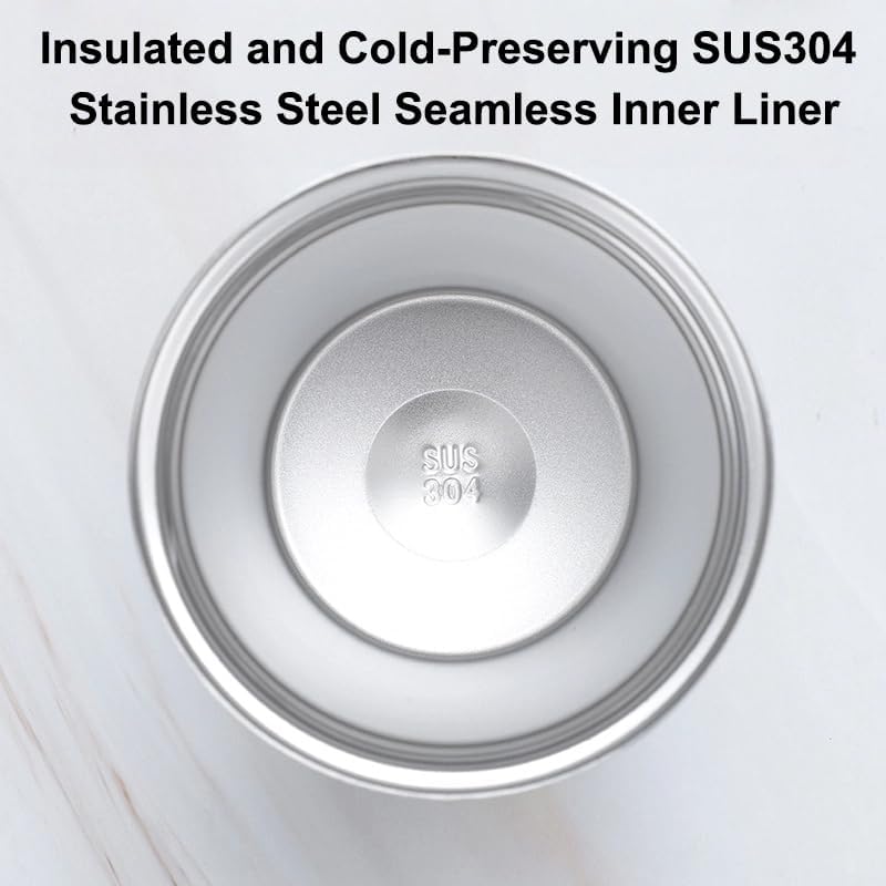 Miniatura 9 de Taza de café de viaje aislada (12 onzas), vaso de café de acero inoxidable con tapa sellada abatible a prueba de derrames, reutilizable, para