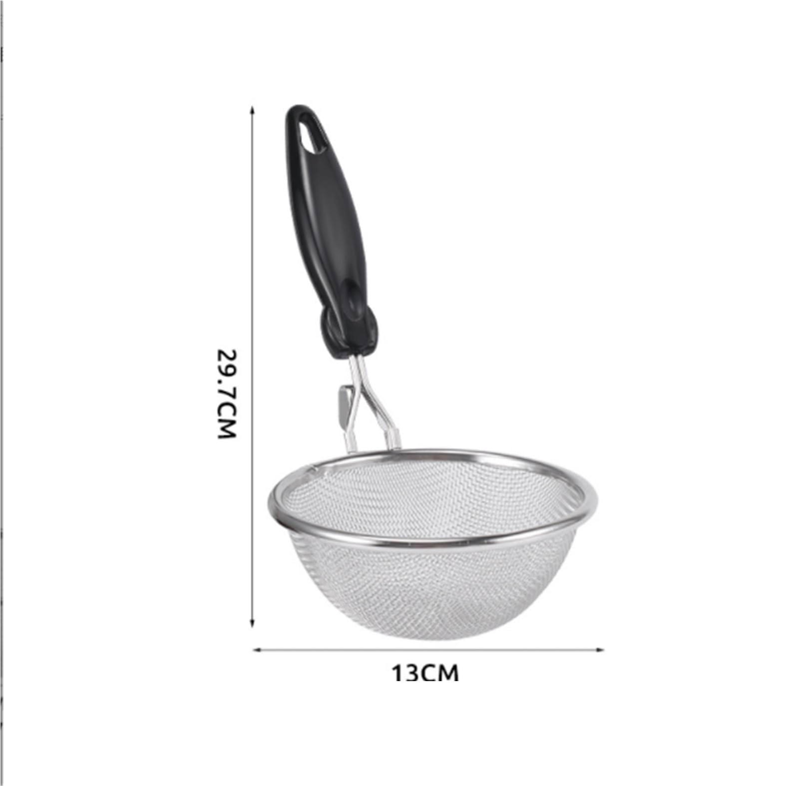 Schaumlöffel Küchensieb Edelstahl Zaun Küchenwerkzeuge Web Spinne Sieb Pasta Schlitzlöffel Zum Kochen Frittieren(13cm)