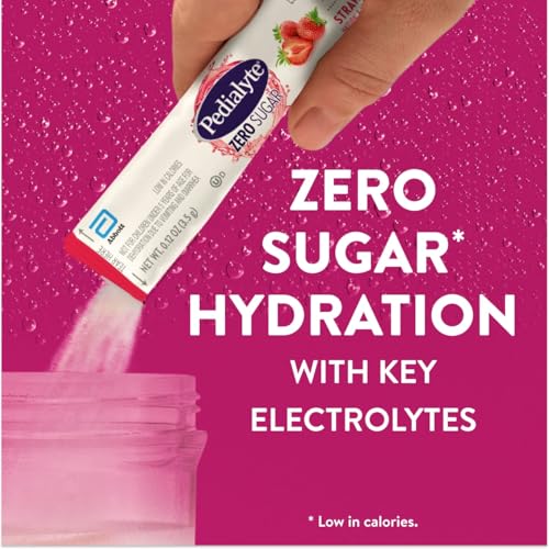 Pedialyte Electrolyte Drink Mix Strawberry 24 Packets — view 2