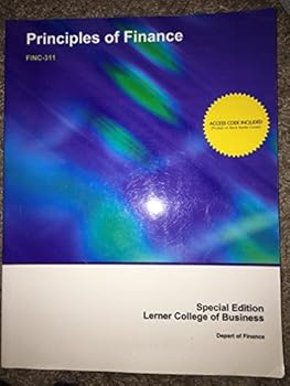 Principles of Finance for FINC-311