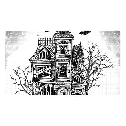 Alfombrilla de baño hecha a mano de 71x40 cm estilo Halloween 2