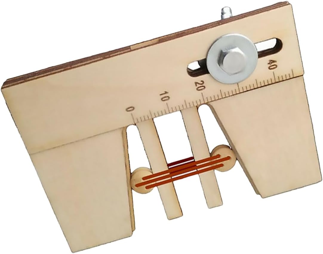 Wooden Mooring Tool Device for Model Sailing and Lightweight Fixed Tool with Scale Display for Sailing Models
