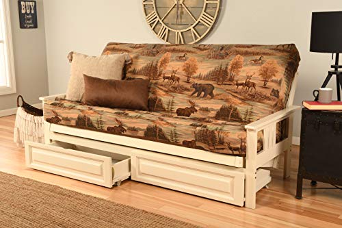 Kodiak Furniture Monterey Futon Set Storage Drawers,