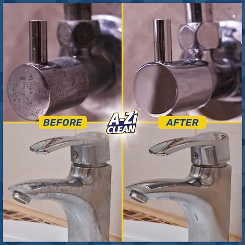 Image of Tap Cleaner, All-Purpose Bathroom & Kitchen Cleaner Liquid 5Ltr | Cleans Taps, Bathtubs, Sinks, Shower Kitchen Surface & More | Removes Hard Water Stain, Limescale, Grease & Dirt