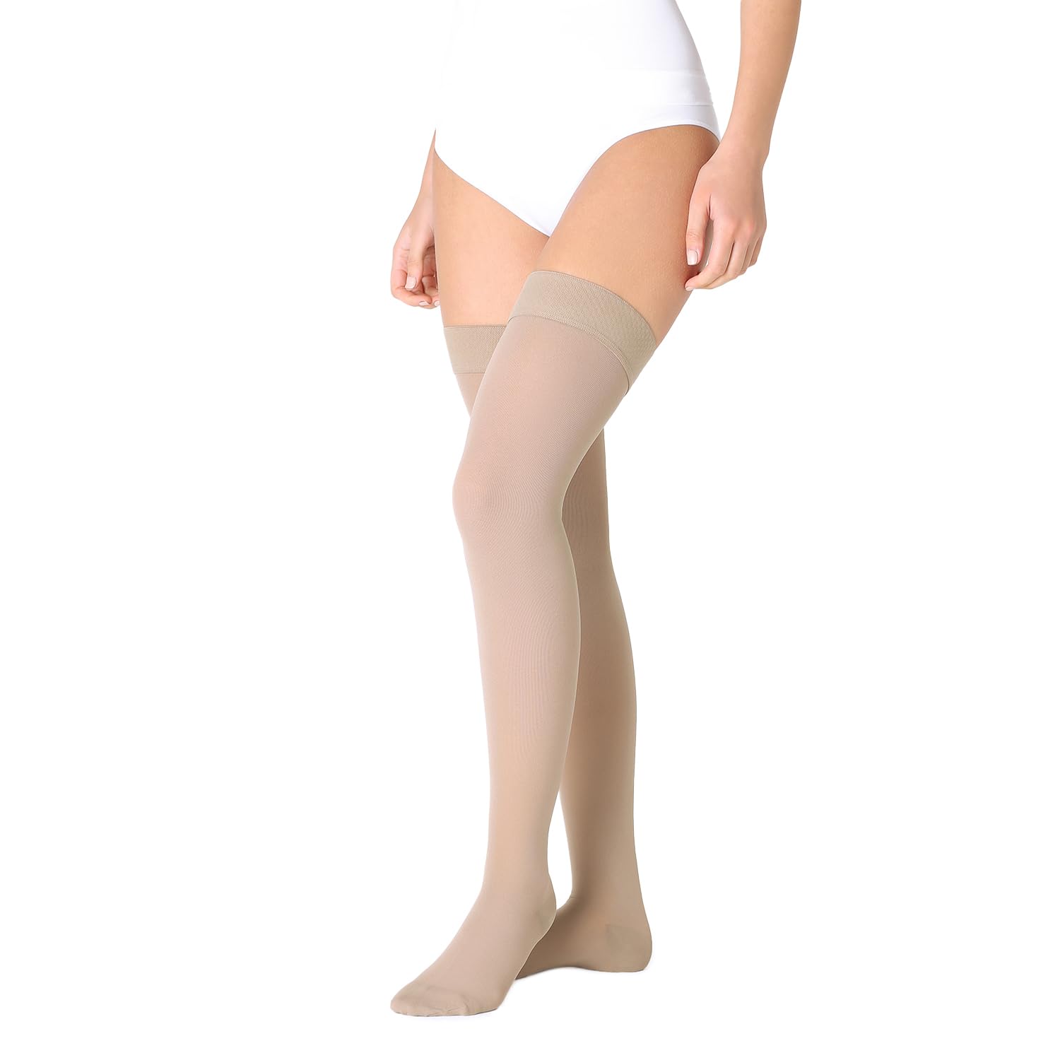 Medizinische Kompressionsstrümpfe Damen Herren Thrombosestrümpfe Stützstrümpfe Knielange Kompressionssocken Klasse 2 20-30 mmHg Thrombose Krampfadern Ödemen