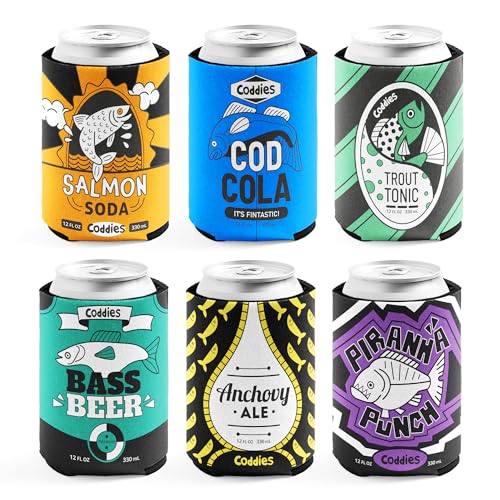 Refroidisseurs de canettes de bière antidérapants : protège-canette néoprène Coddies