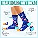HAPPYPOP Gifts for Doctors Men Women - Retirement Gifts for Doctors Dr Gift for Doctor Drs Day Gift, Funny Doctor Socks