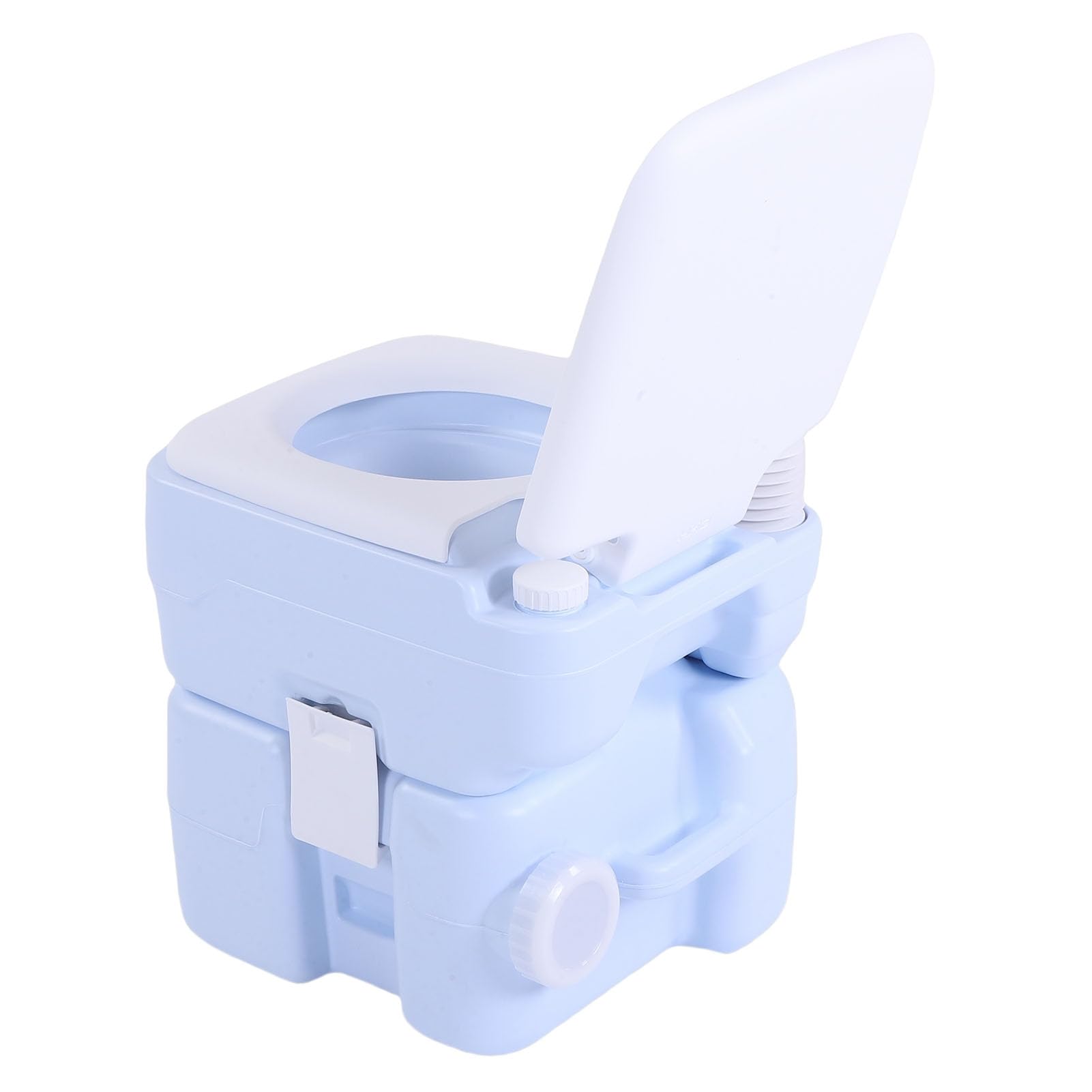 Bnineteenteam Inodoro Portátil para Acampar de 5,2 Galones, Diseño de Doble Sellado a Prueba de Fugas con Tanque de Desechos Desmontable y Bolsa de Almacenamiento, para Viajes en Vehículos