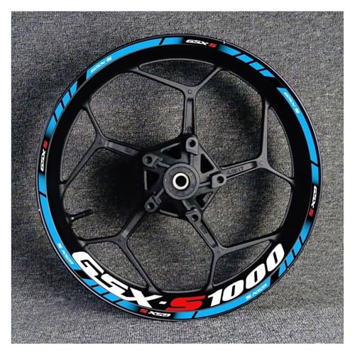 Autocollants Réfléchissants Jante Suzuki GSXS1000 Bande Moto Étanche Gsx-s 1000 R