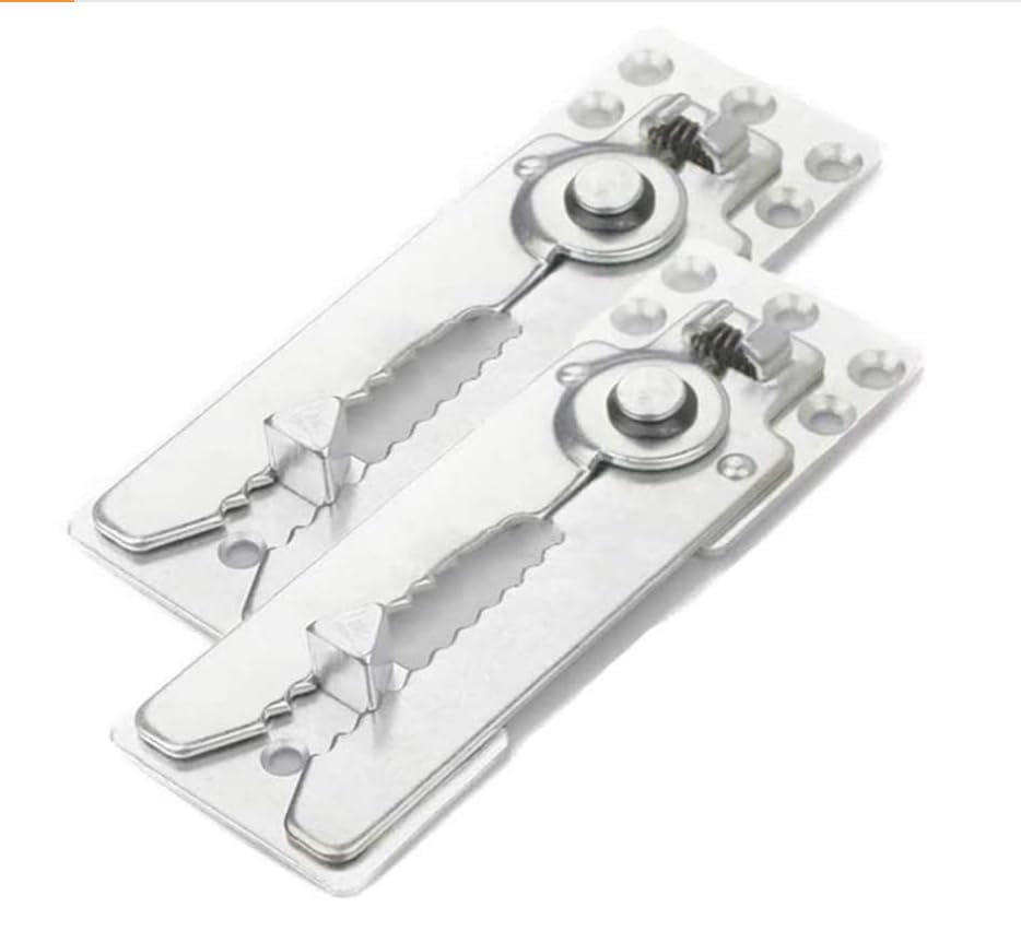 BayTrim Sectional Couch Connectors, Sofa Alligator Clamps Joint Clip for Modular Couch Furniture 2 Pairs