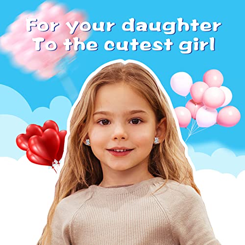 Beautiful Cute Cat Earrings Hypoallergenic, Cat Lovers Girls Children Birthday Easter Christmas Halloween Valentine's Day, Gift for Grandmother Mom to Granddaughter Daughter2