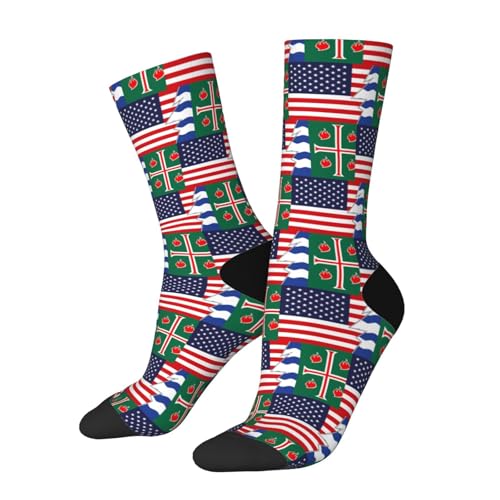 Calcetines De Hombres Mayagüez - Bandera Y América Duraderos Casional Calcetines Deportivos Calcetín Running Para Ciclismo Deporte Trabajo 40Cm