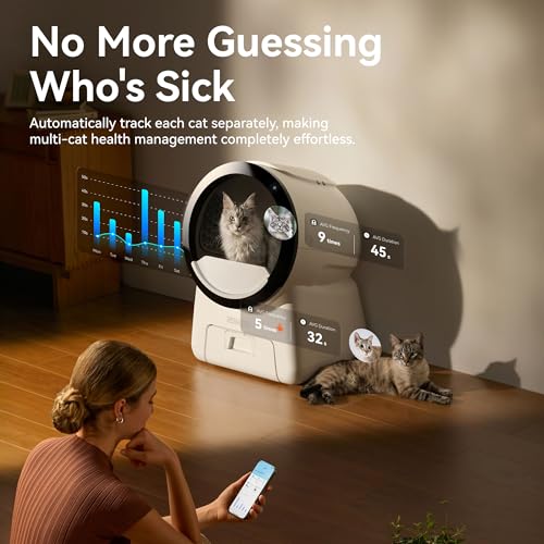 Image of CATLINK Scoop Robot Pro Self-Cleaning Litter Box, AI Cameras, 4L Refiller