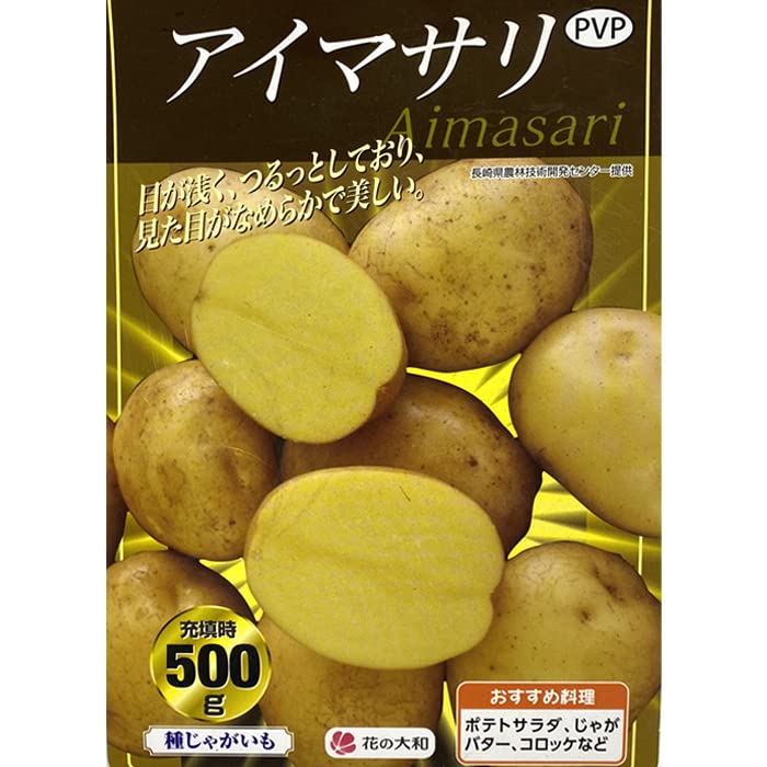 Amazon.co.jp: 種 じゃがいも アイマサリ PVP 約500g※大小