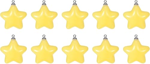 Colgantes de estrella, colgantes de cuentas de acrílico con bucles para pulseras, joyería, manualidades, bricolaje